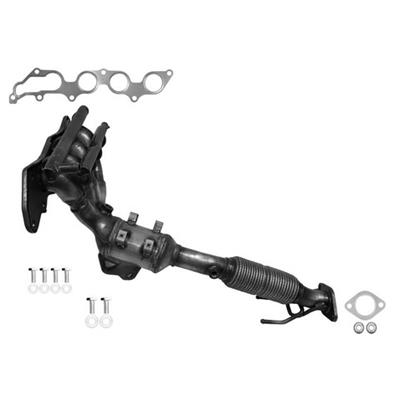 AP Exhaust Catalytic Converters, Direct-Fit, Stock Flange Inlet/Outlet, Front, Converter with - 641605