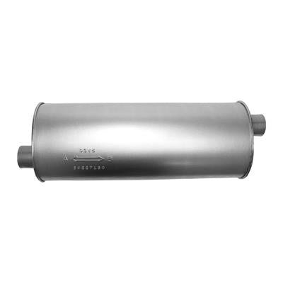 AP Exhaust Mufflers, MSL Maximum, Steel, Aluminized, Perforated Tube, Oval Case, Dodge, 3.9L, 4.7L - 700455