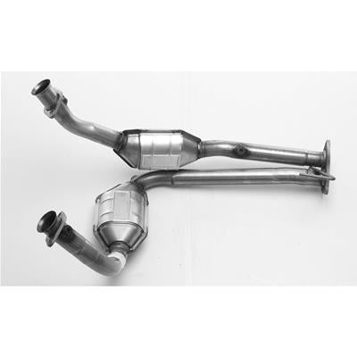 AP Exhaust Catalytic Converters, Direct-Fit, Dual Stock Flange Inlets/Outlets, Ceramic Honeycomb - 771353