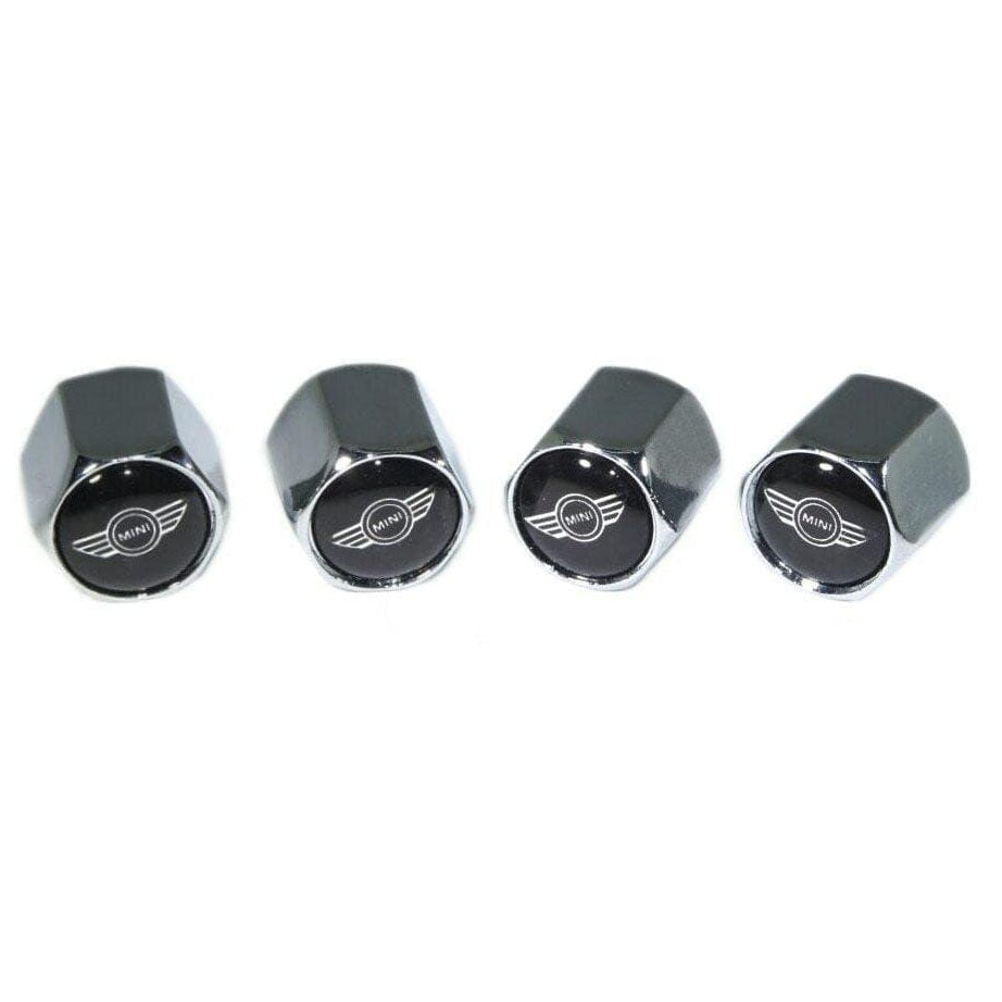 Chrome Valve Stem Tire Caps, Style: Mini