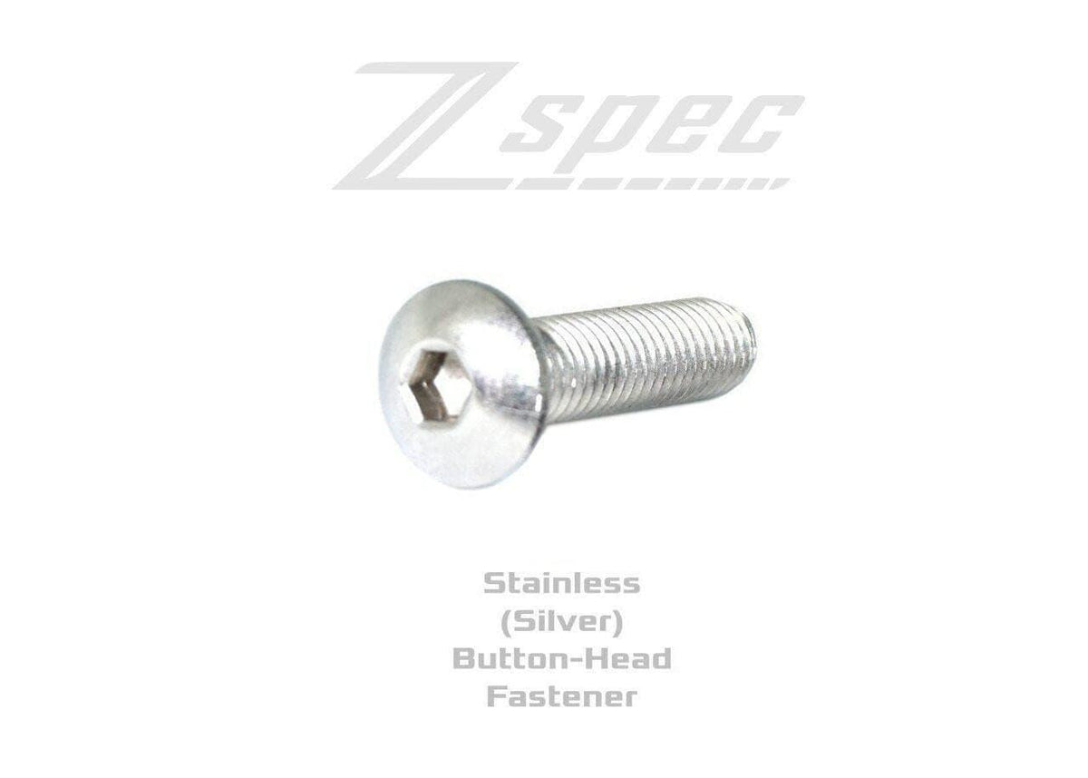 ZSPEC Button-Head Body Kit Fasteners, M5x20mm, Stainless, Per Each w/Well Nuts
