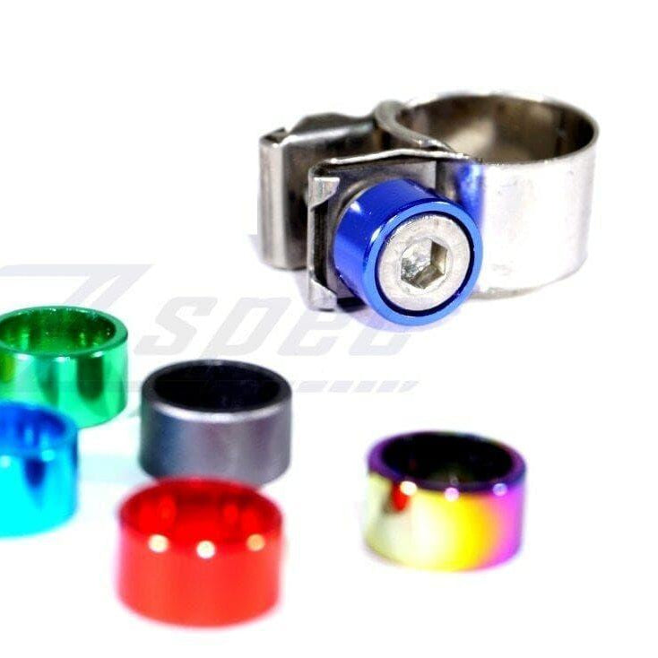 ZSPEC Fuel Clamp Dress Up Bolts® Fastener Kit for Mid-90's Nissan clamps, Stainless & Billet