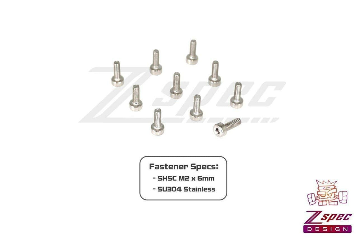 ZSPEC M2-0.4x6mm Fasteners, SHSC, Stainless SUS304, 10-Pack