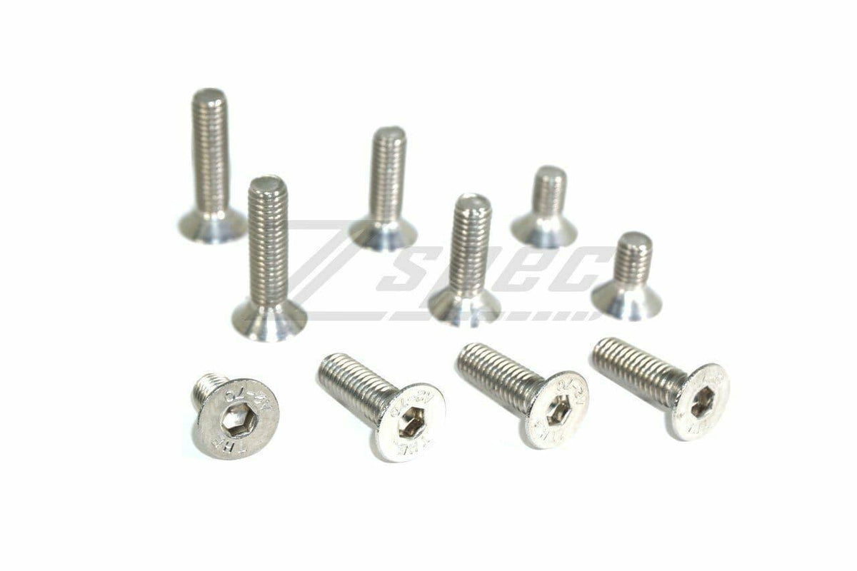 ZSPEC M8-1.25x16mm Flat-Head FHSC Fasteners, Stainless, 10-Pack