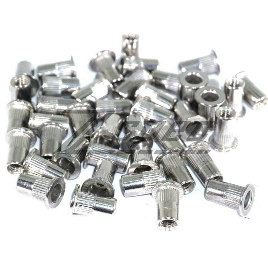 ZSPEC M6-1.0 Rivet Nuts, SUS304 Stainless Steel, 10-Pack