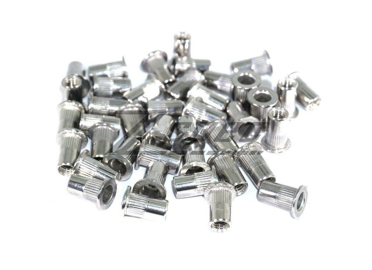 ZSPEC M5-0.8 Rivet Nuts, SUS304 Stainless Steel, 10-Pack