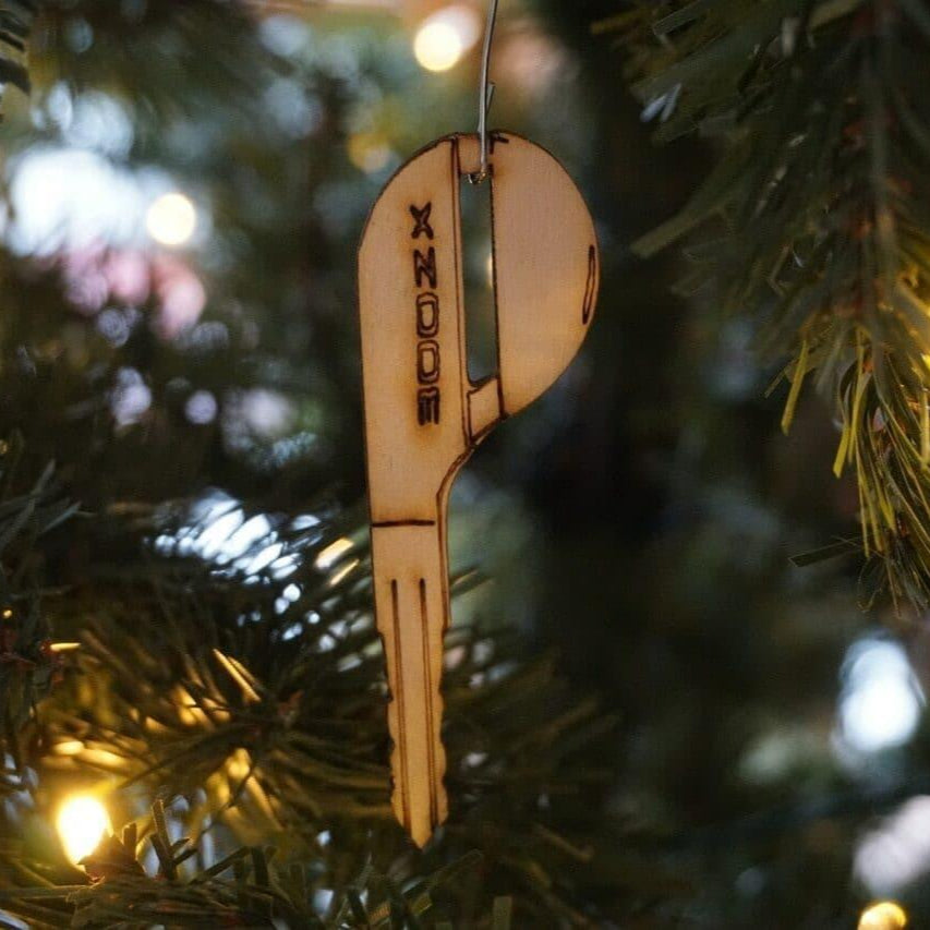 ZSPEC Laser-Engraved Birch Key Ornaments, Set of 4, Style: Nissan 300zx Z32, ~5-inch Wide
