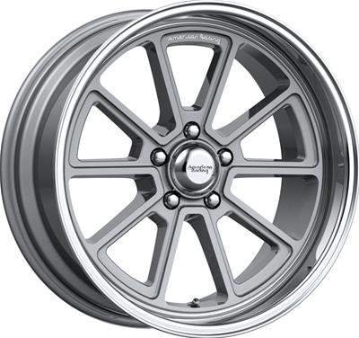 American Racing Wheels, VN510 Draft Vintage Silver Diamond-Cut Lip, 20 in. x 8.50 in., Aluminum - 51028534406