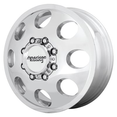 American Racing Wheels, AR204 Baja Dually Polished, 17 in. x 6.00 in., Aluminum, Polished, 8 x 6 - S0184