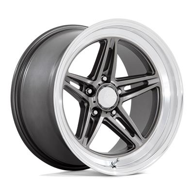 American Racing Wheels, VN514 Groove Anthracite with Diamond Cut Lip, 18 in. x 8.00 in., Aluminum - S0768