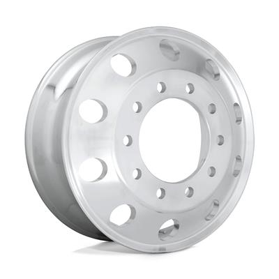 ATX Wheels Wheels, Dually, AO200 Baja Lite, 22.5 x 8.25, Forged Aluminum, Polished, 10 x 11.25 in. - S0924