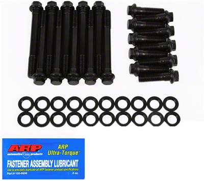 ARP Head Bolts, Hex Head, Chromoly, Black Oxide, Chrysler, Dodge, Plymouth, 318, 340, 360, Kit - 1443606