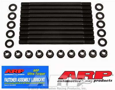 ARP Cylinder Head Studs, 12-point, 8740 Chromoly, Black Oxide, Washers, Toyota, 1.6L, 1.8L, Kit - 2034206