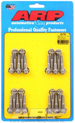ARP Valve Cover Fasteners, 12-Point Bolts, M6 x 1.0, 30mm UHL, 12mm Shoulder, for 8mm - 4347501