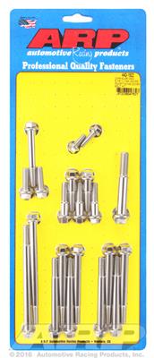 ARP Timing Cover and Aluminum Water Pump Bolts, Stainless Steel, Polished, Hex Head, Chrysler - 4401502