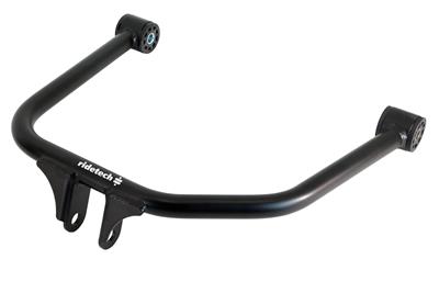 Ridetech Control Arms, StrongArm, Steel, Black Powdercoated, Chevy 1958, Passenger Car, Upper Rear - 11046699