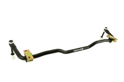 Ridetech Sway Bar, MUSCLEbar, Solid, Steel, Black Powdercoated, Front, 1 in. Diameter, Chevy, Kit - 11059120