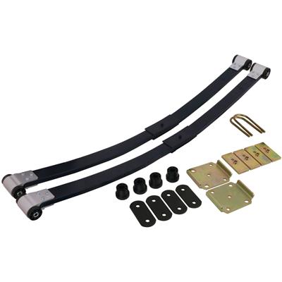 Ridetech Leaf Spring, Composite, Black, Delrin Bushings, HQ Series Shock, Rear, Chevrolet, Pontiac - 11174800