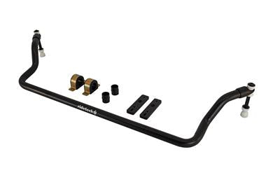 Ridetech Sway Bar, MUSCLEbar, Hollow, Steel, Black Powdercoated, Front, 1 3/8 in. Diameter, Chevy - 11179120