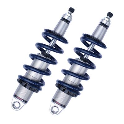 Ridetech Coilover Kits, RQ Series Coilovers, Front, 2.0 in. Lowered, Monotube, Silver Anodized - 11393510