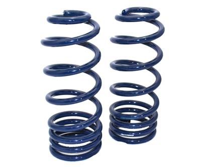 Ridetech Coil Springs, StreetGrip, Rear, Dual-Rate, Blue Powdercoat, Buick, Chevy, Oldsmobile - 11244799
