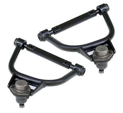 Ridetech Control Arms, StrongArm, Steel, Black Powdercoated, Chevy 1965-70, Full Size Car, Front - 11283699