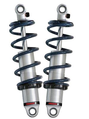 Ridetech Coilover Kit, HQ Series 4-Link, Rear, Monotube, Aluminum, Clear Anodized, Chevrolet, GMC - 11376510