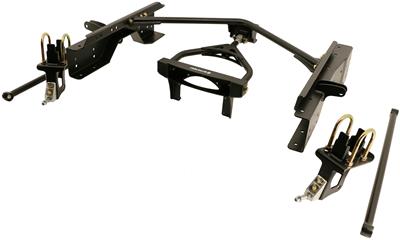 Ridetech 4 Link System, Bolt On. Wishbone, Steel, Black Powdered, 1.250 Upper/Lower Tube Diameter - 11387199