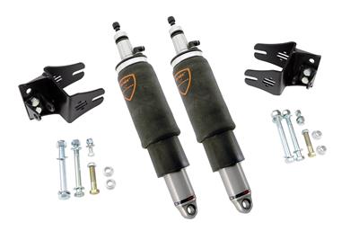 Ridetech Air Shocks, ShockWave, Single Adjustable, Monotube, Rear, Ford, Pair - 12135401