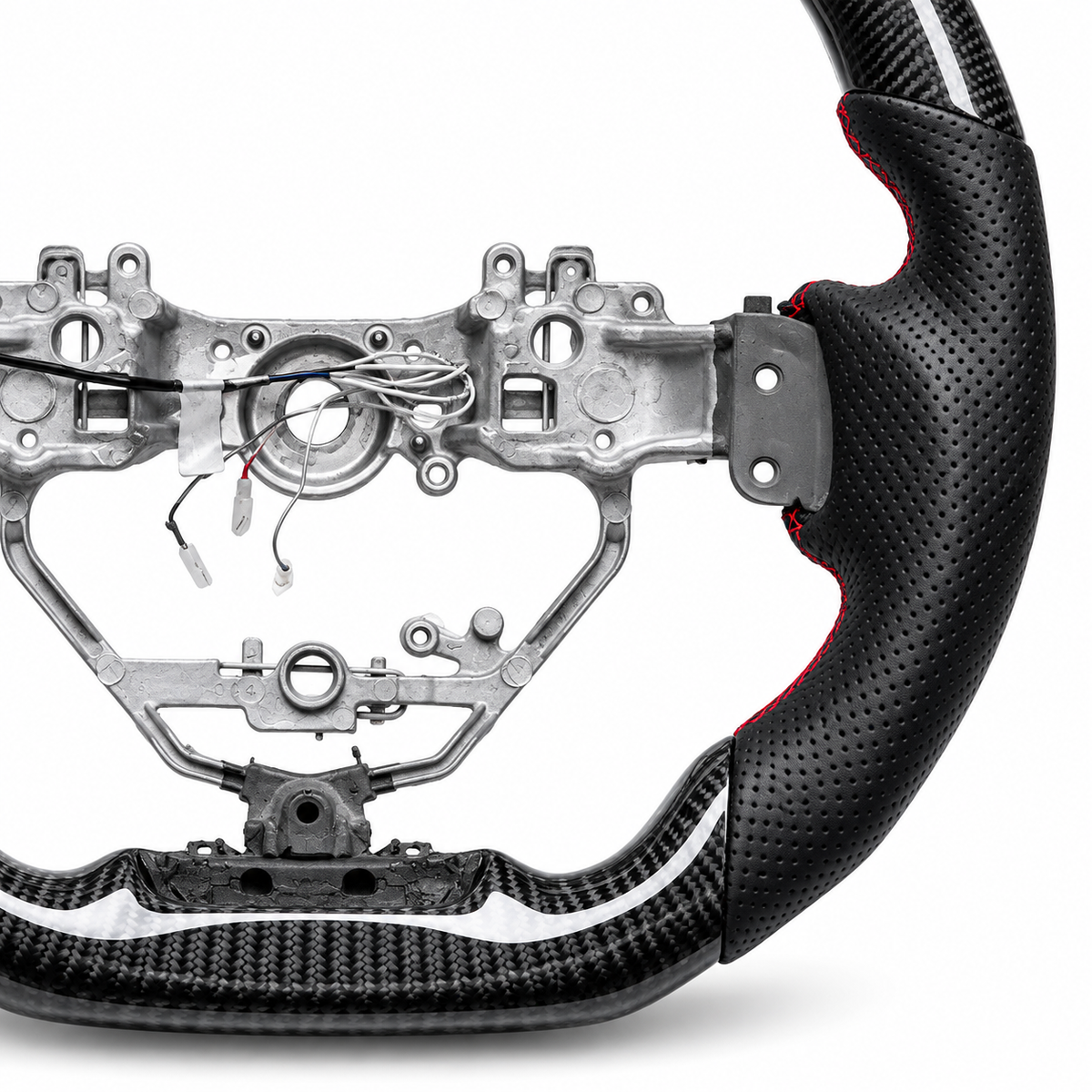 Carbon Fiber Heated LED Steering Wheel for Lexus IS GS CT NX RC