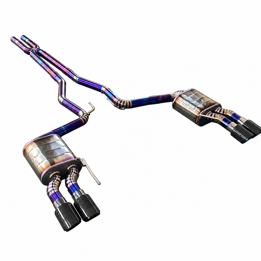 High Flow X-Pipe Catback Exhaust System for Ford Mustang GT500