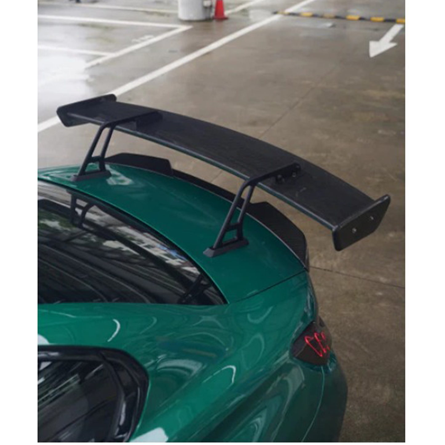 Prepreg Carbon Fiber LED Swan Neck Rear Wing for BMW G8X G80 M3 G82 M4 G87 M2