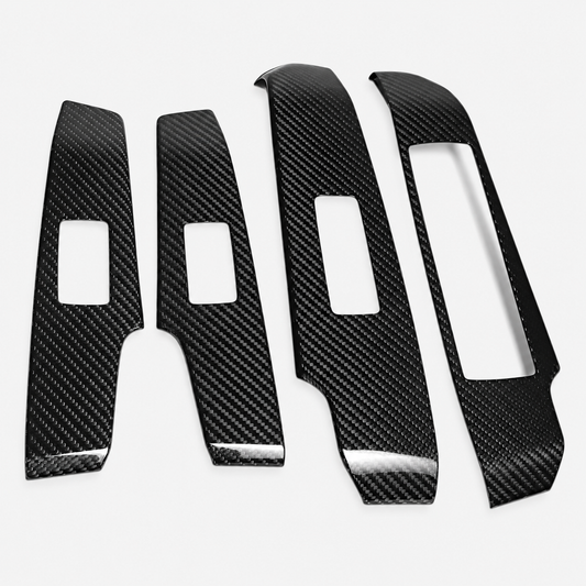 Prepreg Carbon Fiber Interior Door Handle Panel Trim for Lexus IS250 IS300 IS350