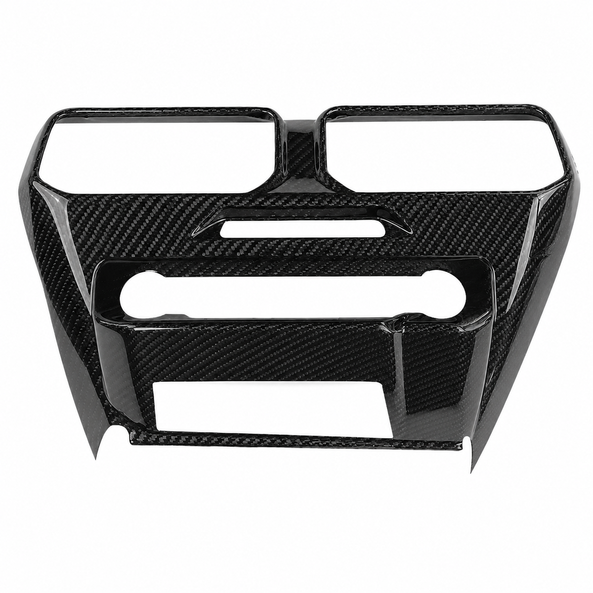 Dry Carbon Fiber Center Air Vent Trim Cover for Ford Mustang S650