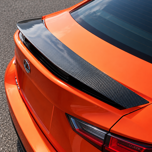 Carbon Fiber Rear Diffuser Extension for Lexus RC F Coupe