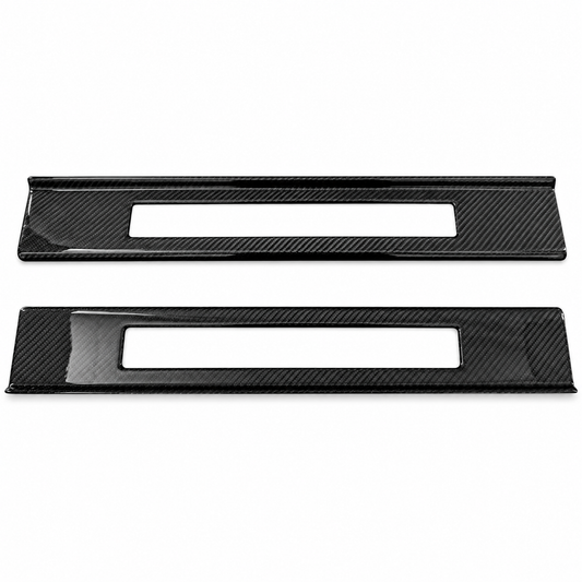 Dry Carbon Fiber Door Sill Scuff Plates for Ford Mustang S650