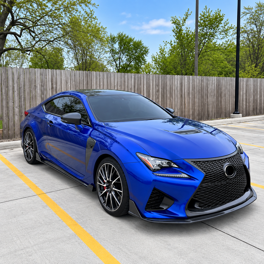 Carbon Fiber Front Bumper Lip for Lexus RC F Coupe
