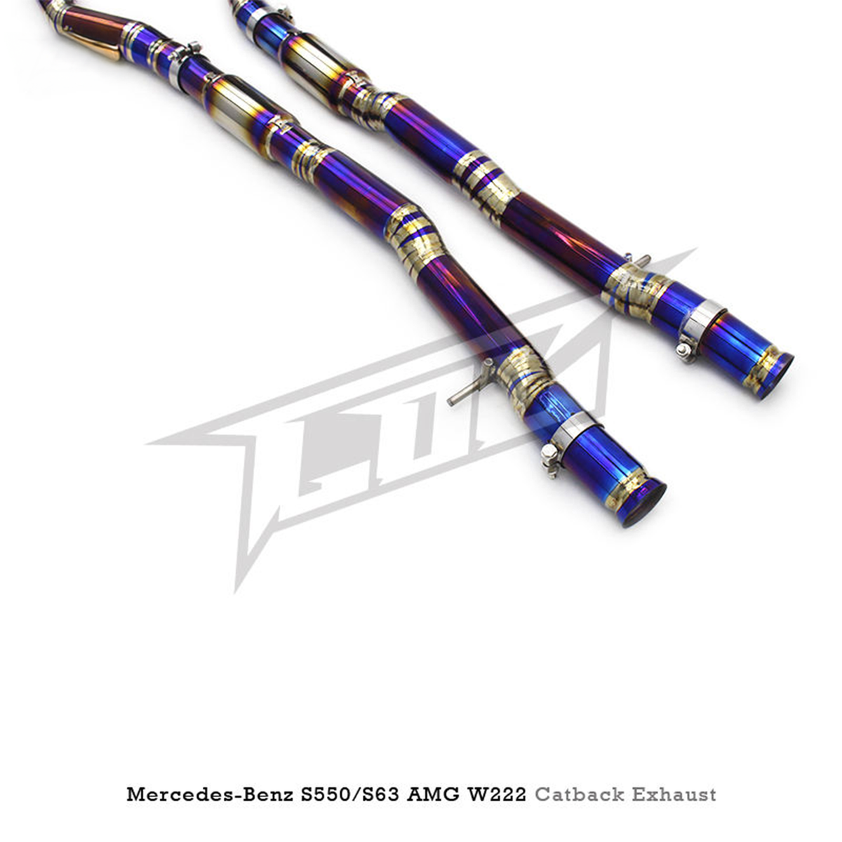 Bull Boost Performance Titanium Valved Catback Exhaust System for Mercedes Benz S550 S500 S63 AMG...