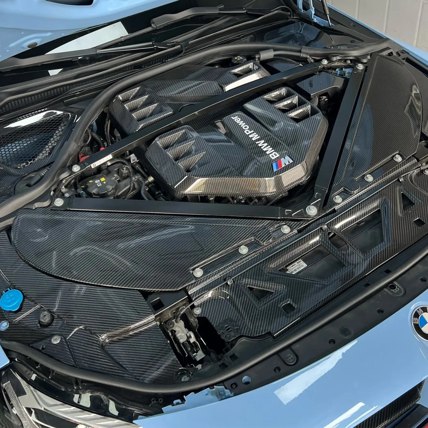 Forged Carbon Fiber Engine Bay Cover Kit for BMW G80 G81 M3 G82 G83 M4