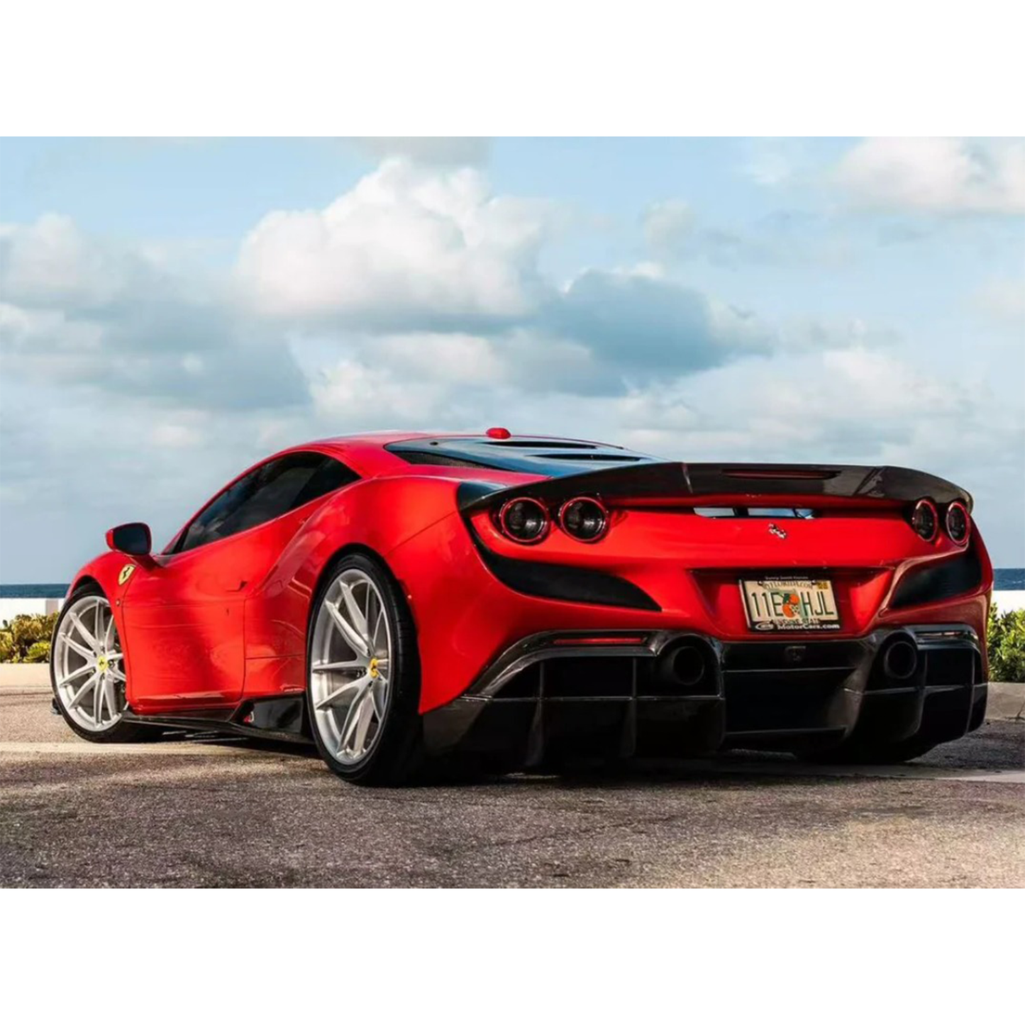Carbon Fiber R Style Rear Spoiler for Ferrari F8