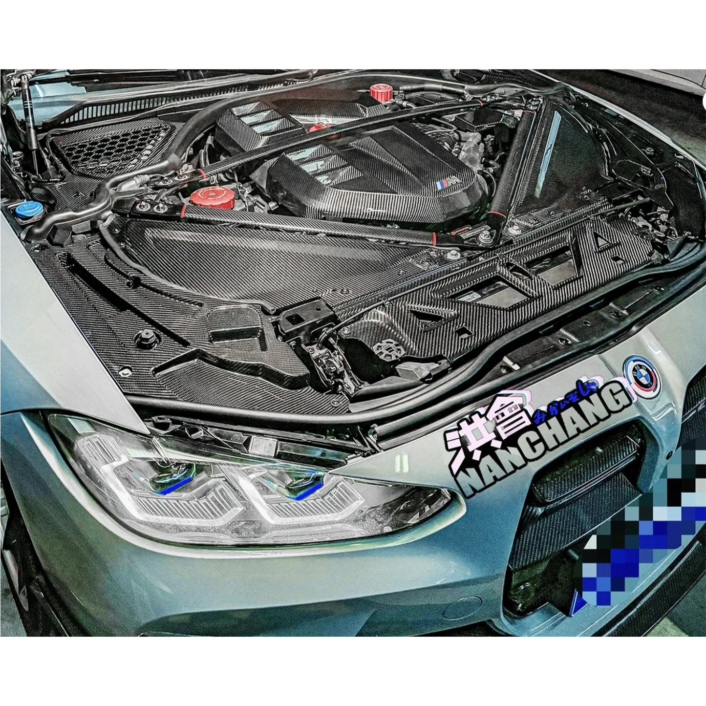 Carbon Fiber Headlamp Covers for BMW G80 G81 M3 G82 G83 M4 G87 M2