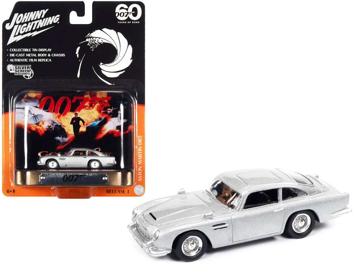 Rapid Vehicles Aston Martin DB5 RHD (Right Hand Drive) Silver Metallic 007 (James Bond)...
