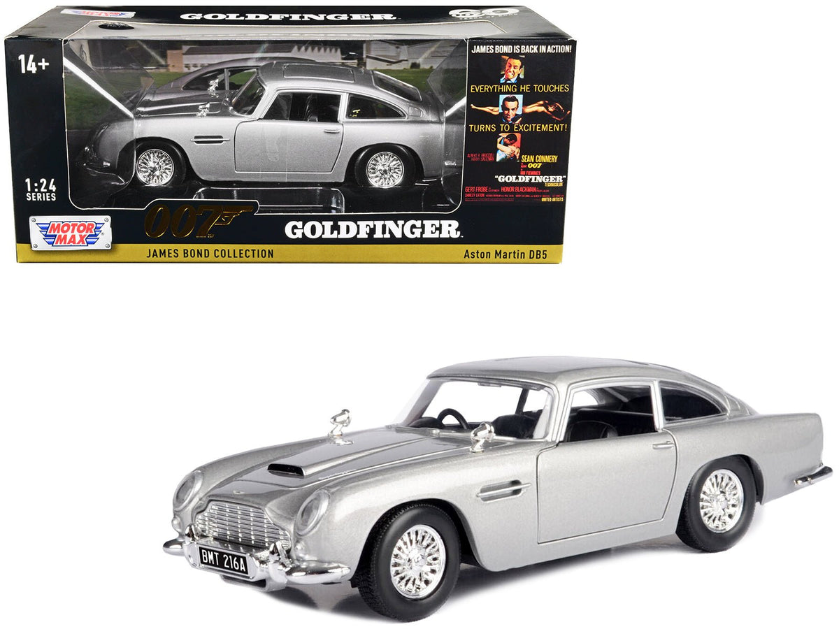 Rapid Vehicles Aston Martin DB5 RHD (Right Hand Drive) Silver Metallic James Bond 007...