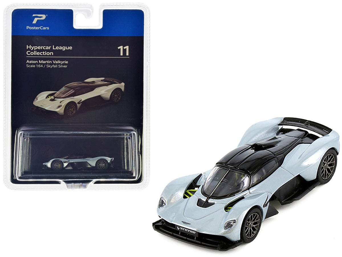 Rapid Vehicles Aston Martin Valkyrie Skyfall Silver Metallic with Black Top "Hypercar League...