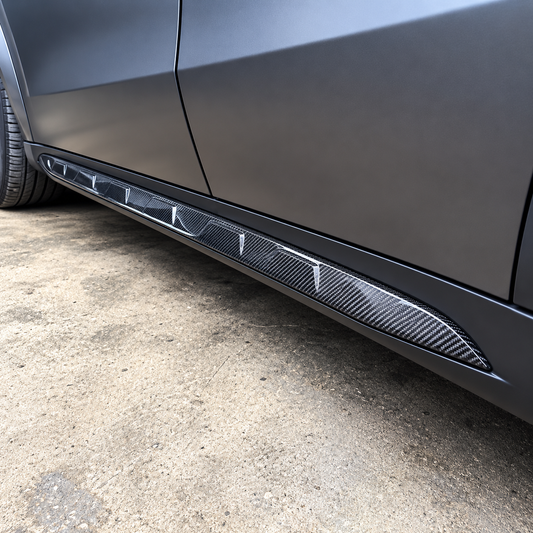 Dry Carbon Fiber Side Skirt Trim for Mercedes Benz GLA X156