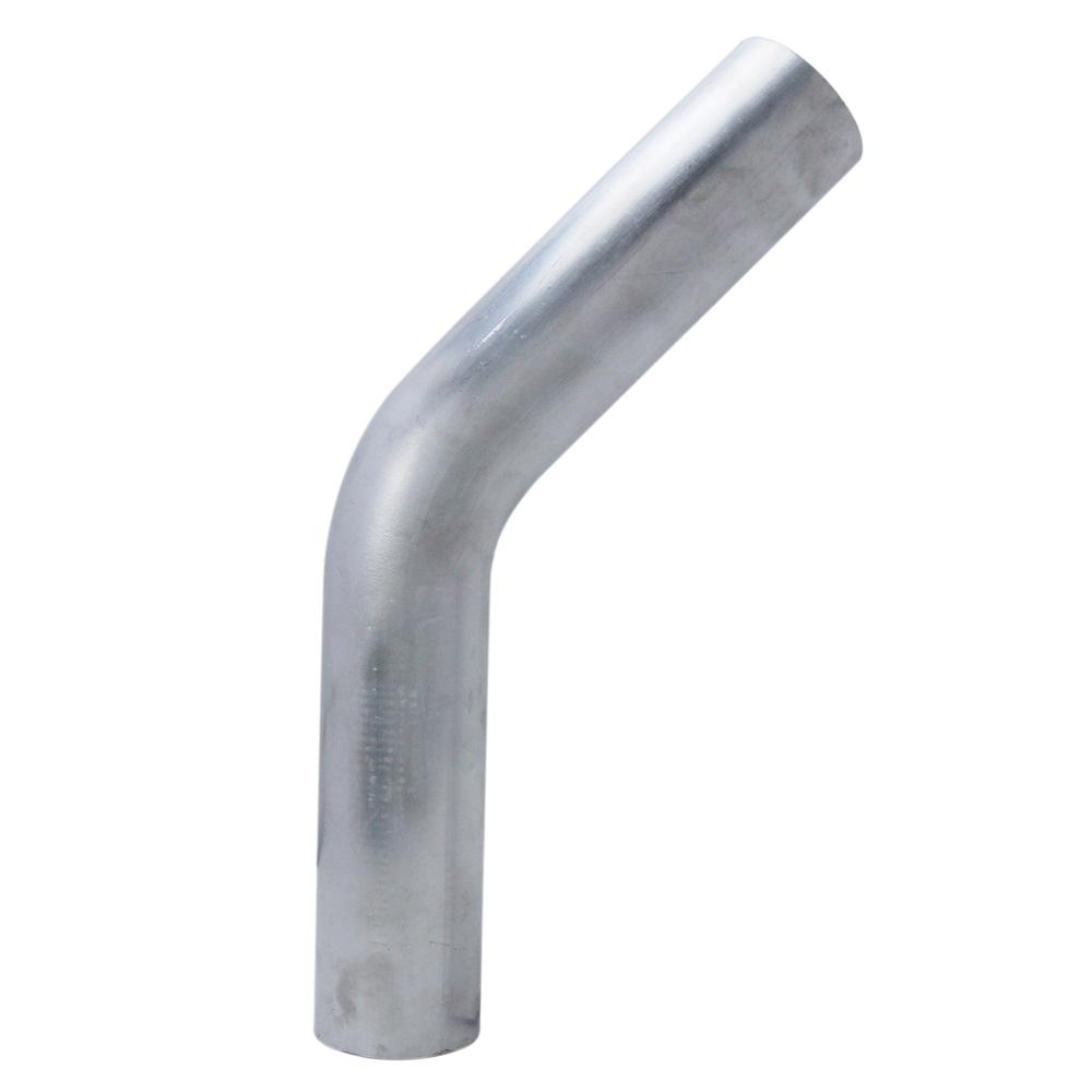 HPS Performance Products HPS 5" OD 45 Degree Bend 6061 Aluminum Elbow Pipe Tubing w/ 7-1/2" CLR
