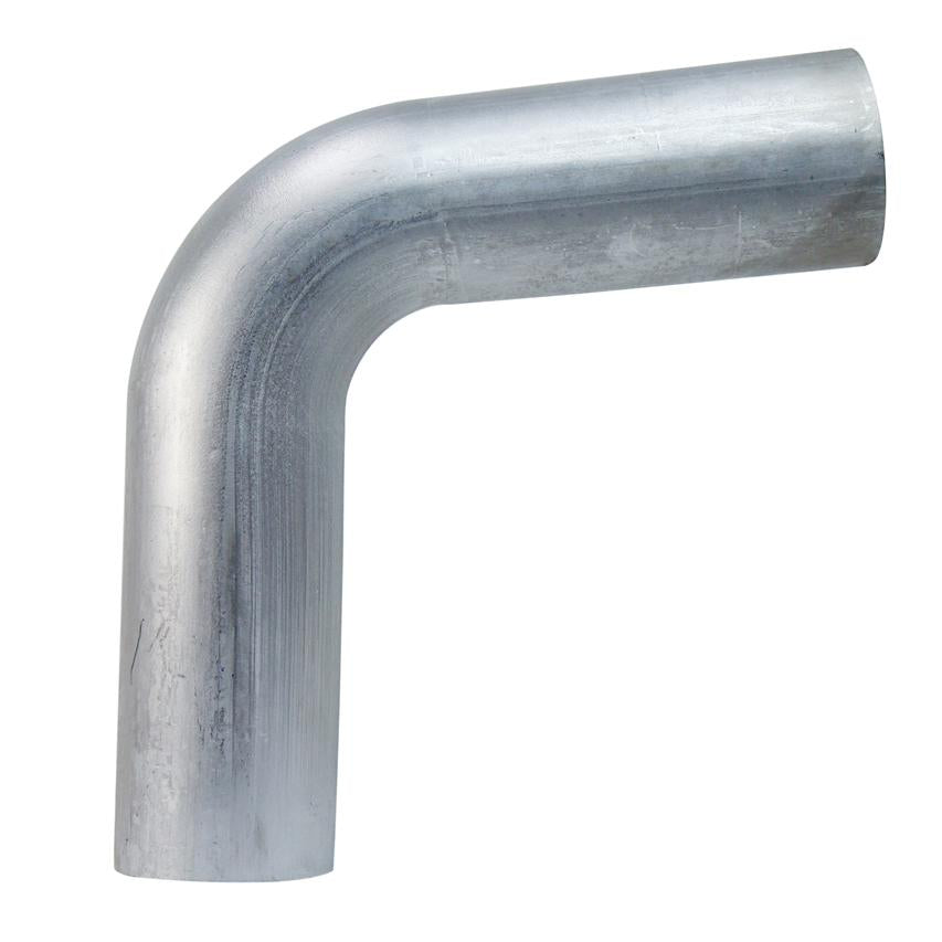 HPS Performance Products HPS 2-3/4" OD 80 Degree Bend 6061 Aluminum Elbow Pipe Tubing 16 Gauge w/ 2 3/4" CLR