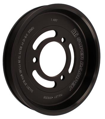 ATI Performance Products Supercharger Pulley, Crankshaft, OE Style, 6-Groove, Front Drive, 7.525 - 916358