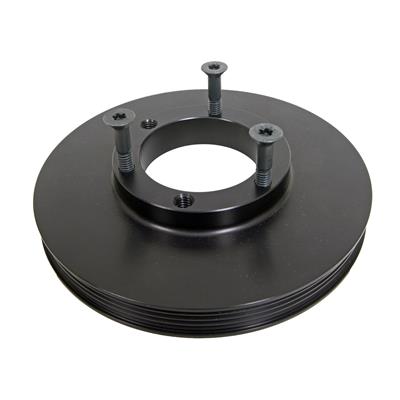 ATI Performance Products Crankshaft Pulley, 4-Groove, Serpentine, Rear Drive, OEM Diameter, Steel - 916734