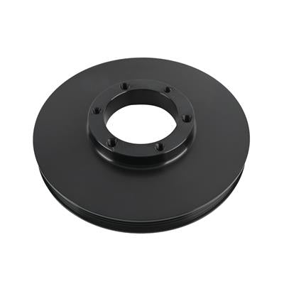 ATI Performance Products Air Conditioning Pulley, 4-Rib Serpentine, Steel, Black, Chevrolet, GMC - 916734B
